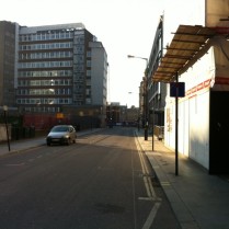 Fitzrovia South - Newman St. Facing South from Eastcastle